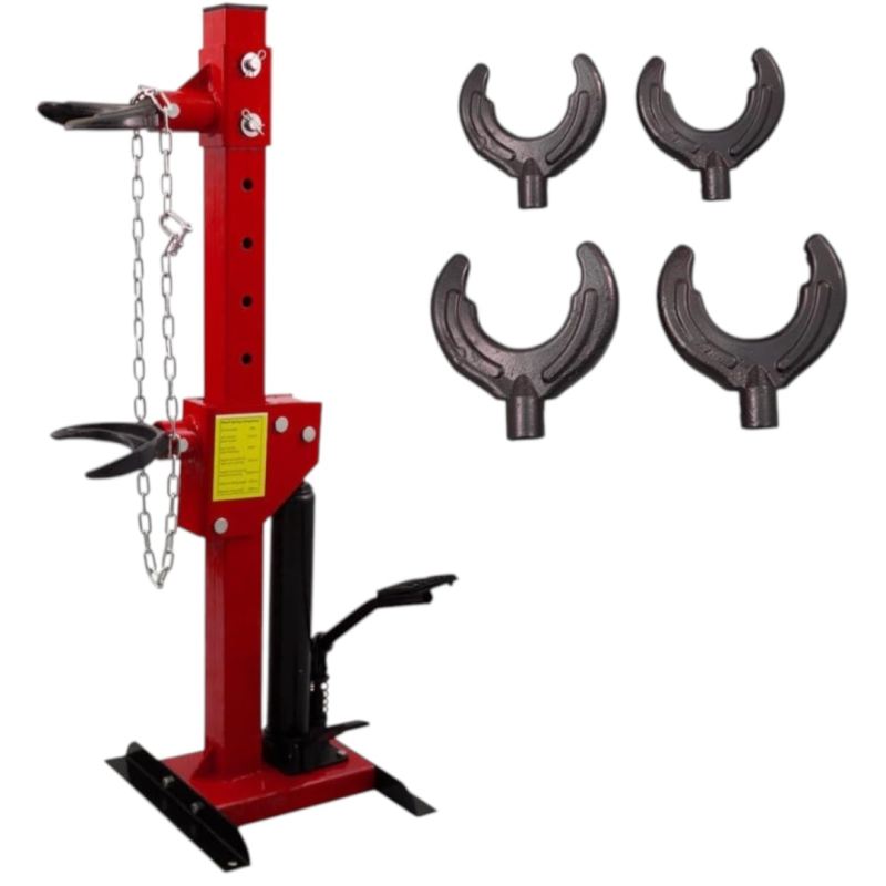Ściągacz Hydrauliczny do Sprężyn 3T Regulowany Czerwony Bituxx do 3000 kg - obrazek 2