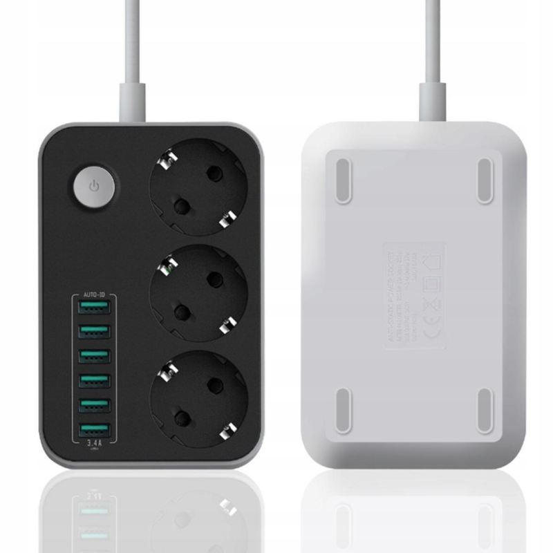 Przedłużacz 3g + 6 usb - obrazek 6
