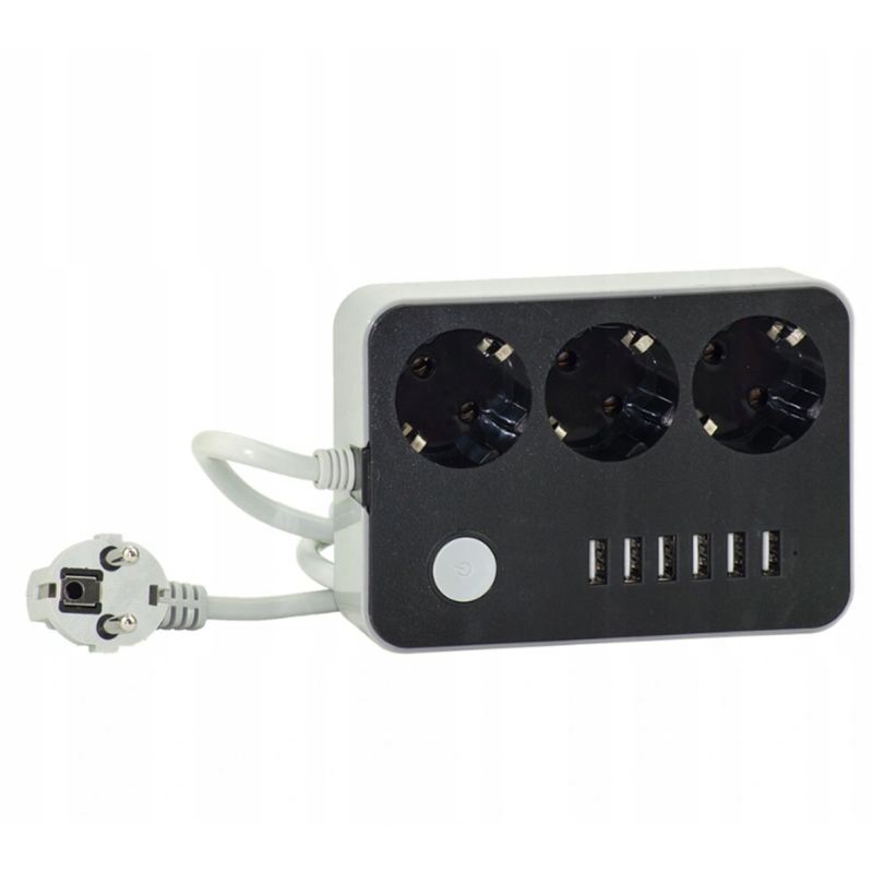 Przedłużacz 3g + 6 usb - obrazek 8