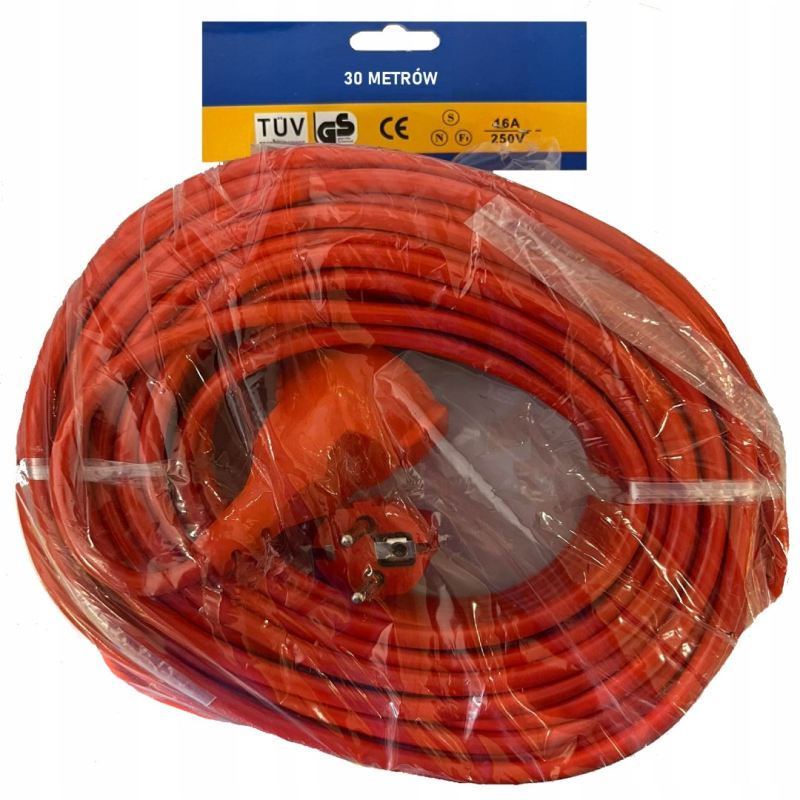 Kabel ogrodowy przedłużacz 30m 2x - obrazek 4