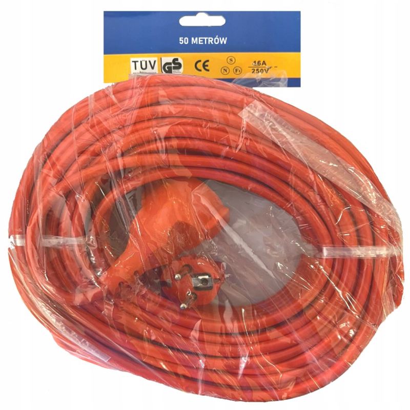 Kabel ogrodowy przedłużacz 50m 2x - obrazek 3