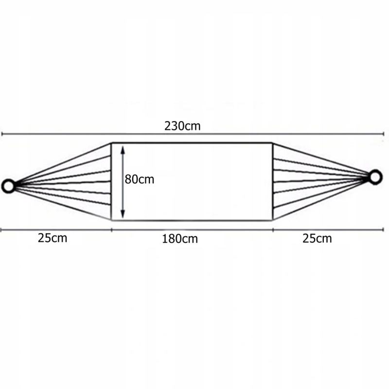 Hamak 1 osobowy 200*80 - obrazek 9