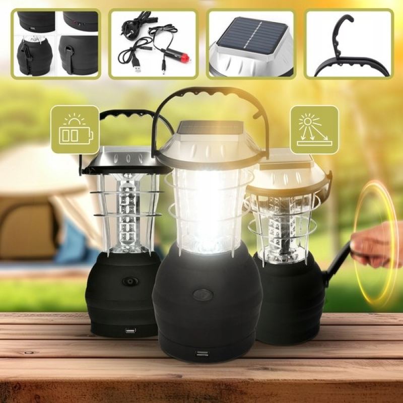 Lampa kempingowa dynamo - obrazek 2
