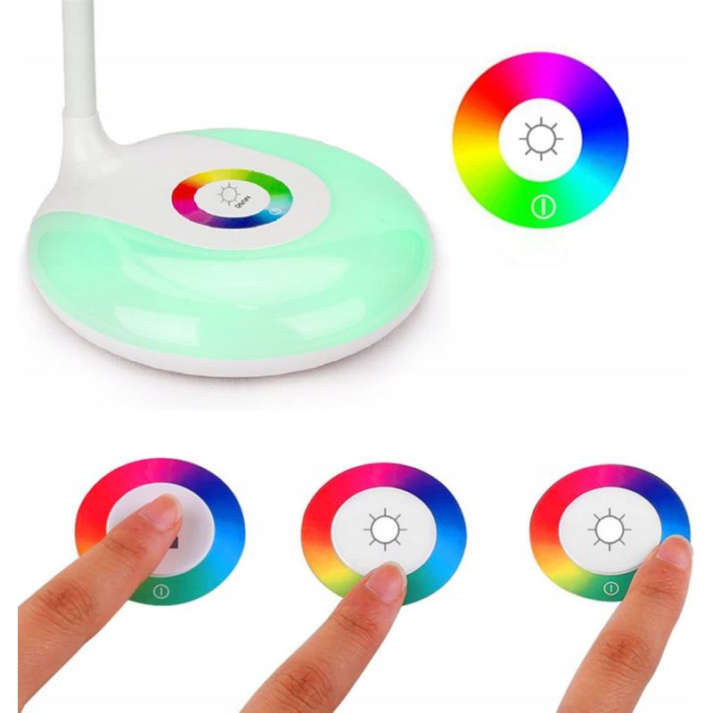 Lampka biurkowa rgb mała - obrazek 4