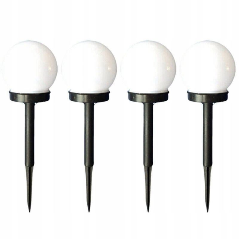 Lampki ogrodowe solar wbijana kula 10 cm - obrazek 3