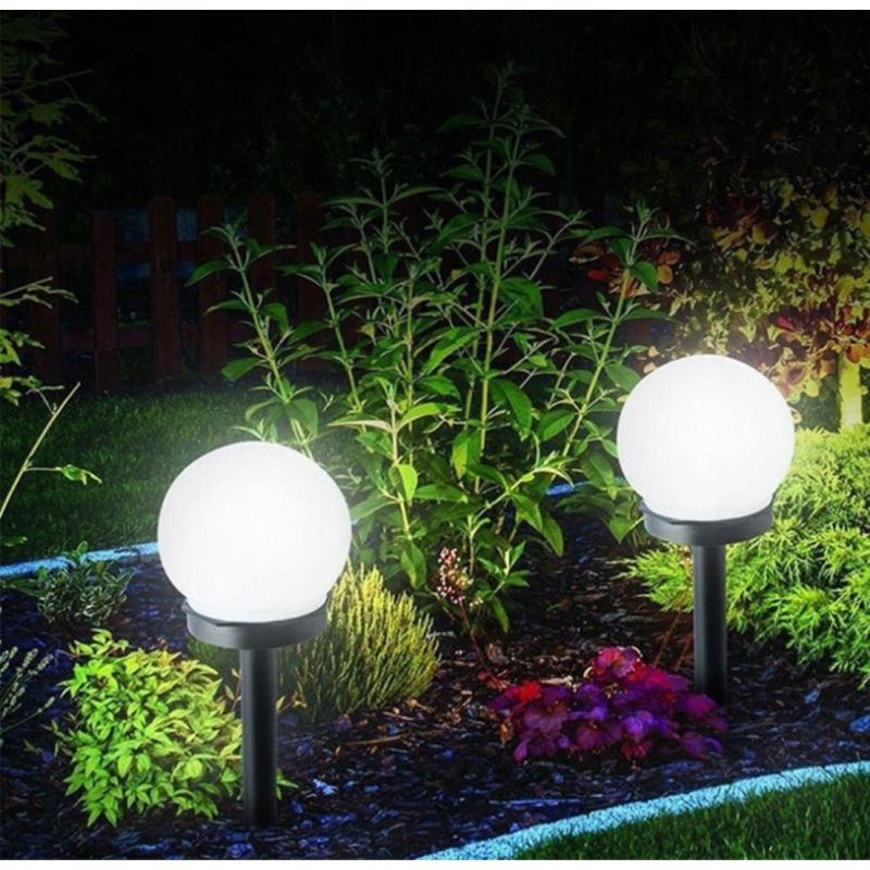 Lampki ogrodowe solar wbijana kula 10 cm - obrazek 5