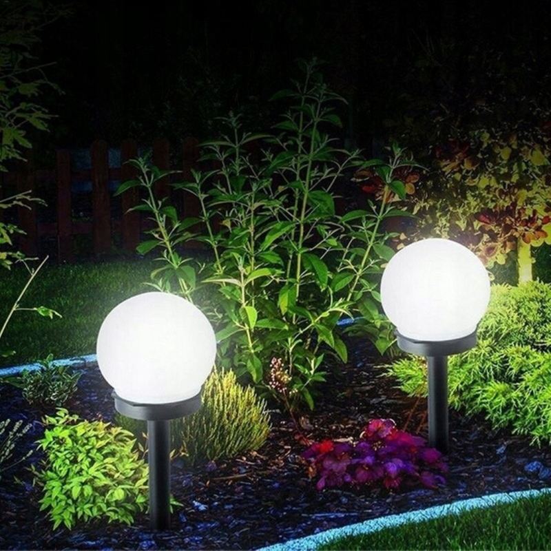 Lampki ogrodowe solar wbijana kula 10 cm - obrazek 9