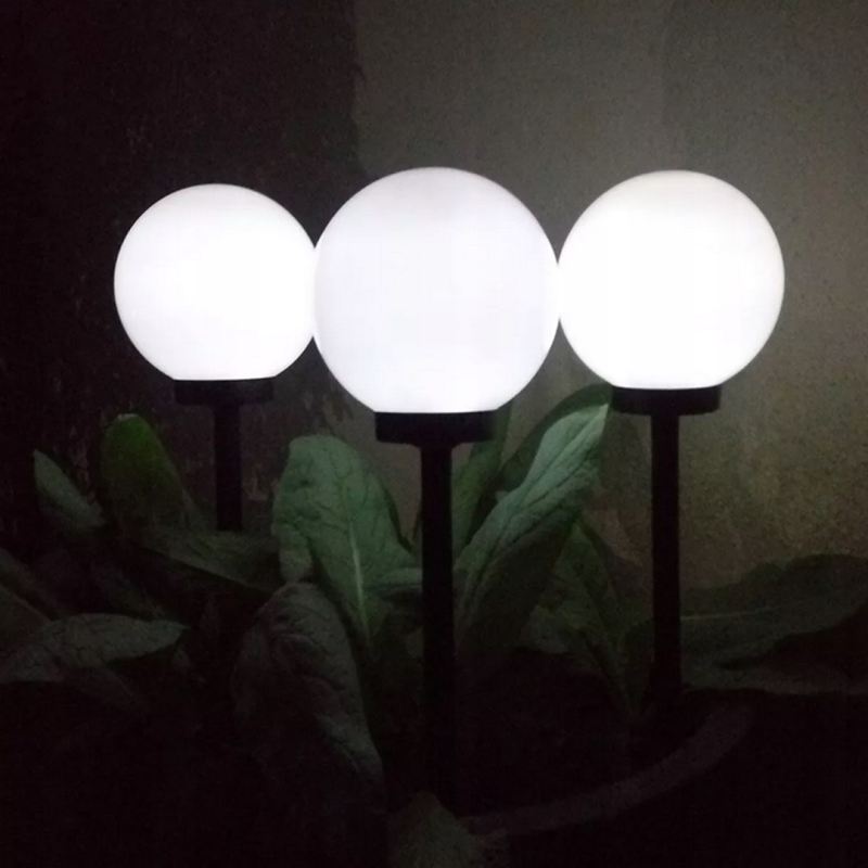 Lampki ogrodowe solar wbijana kula 10 cm - obrazek 10