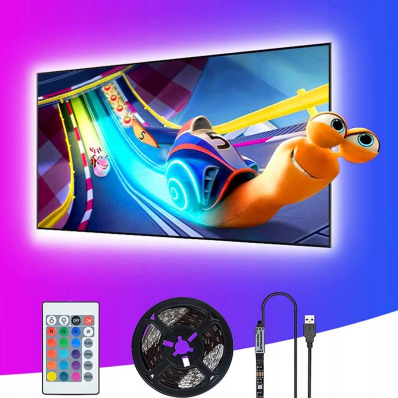 Taśma led 3m tv rgb + pilot - obrazek 14