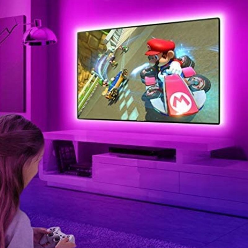 Taśma led 2m tv rgb + pilot - obrazek 5