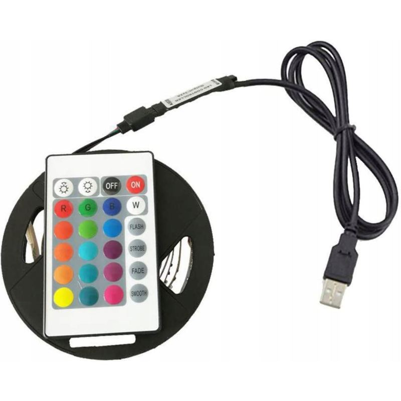 Taśma led 2m tv rgb + pilot - obrazek 6