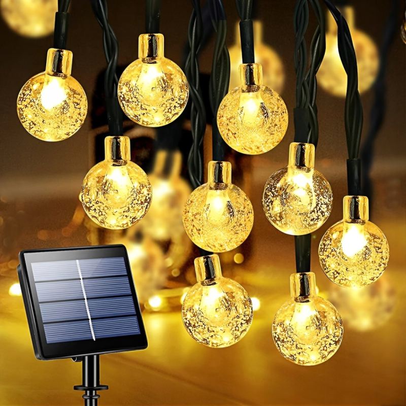 Lampki ogrodowe solar kulki 50led/5m ww - obrazek 13