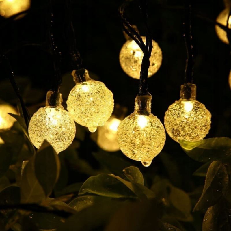 Lampki ogrodowe solar kulki 50led/5m ww - obrazek 5