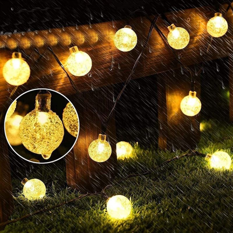 Lampki ogrodowe solar kulki 50led/5m ww - obrazek 8