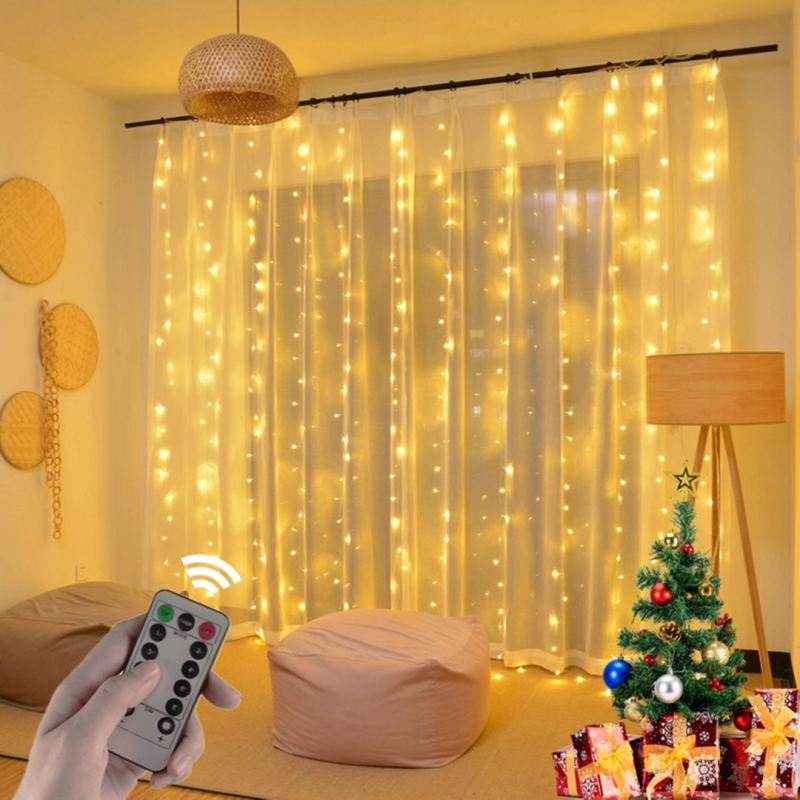 Kurtyna 200 led usb + pilot ww - obrazek 6