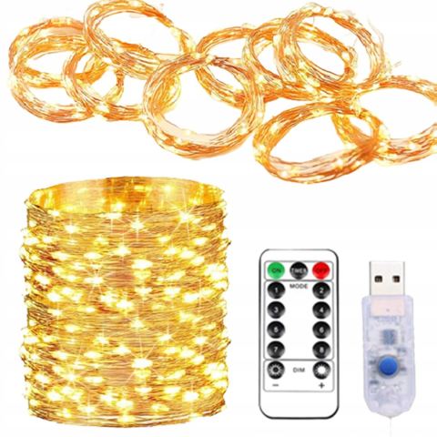 Kurtyna 300 led usb + pilot ww