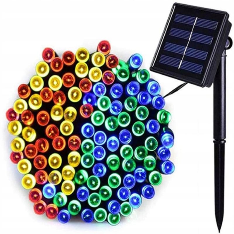 Lampki choinkowe solarne 200 led mc - obrazek 2