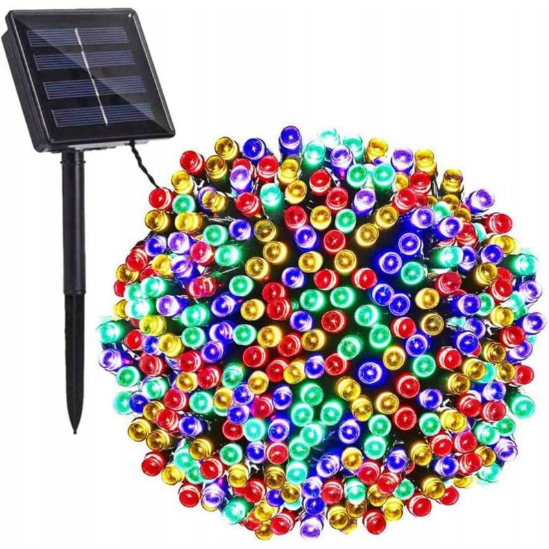 Lampki choinkowe solarne 200 led mc