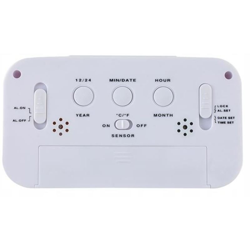 Budzik zegar cyfrowy zegarek elektroniczny led termometr kalendarz alarm - obrazek 8