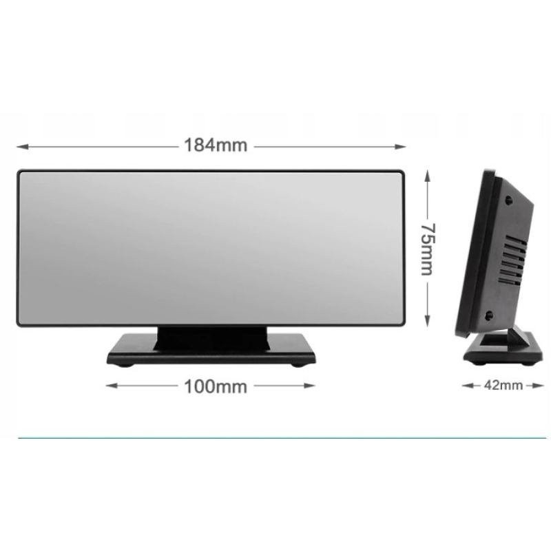 Zegar budzik led lustro - obrazek 9