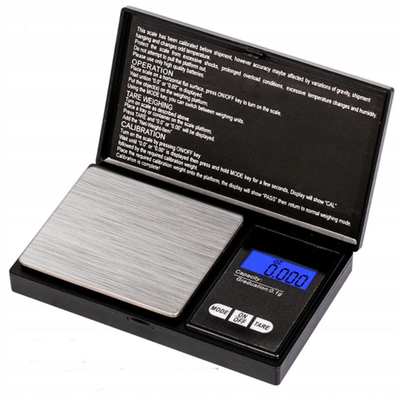 Waga jubilerska 500g x 0,01g czarna prof. - obrazek 4