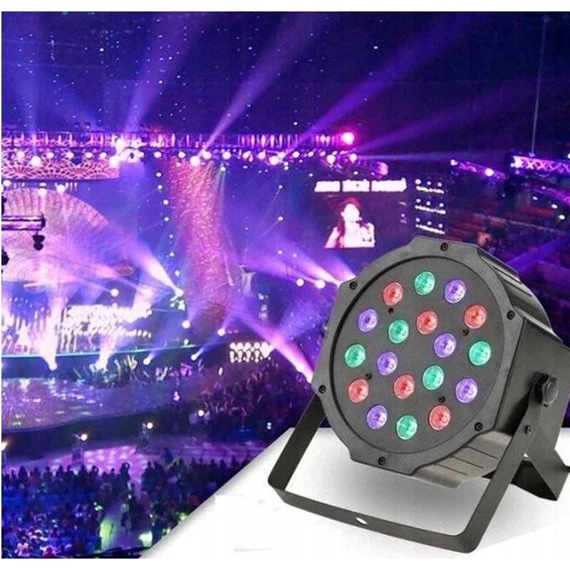 Kolorofon led par 18 led - obrazek 4