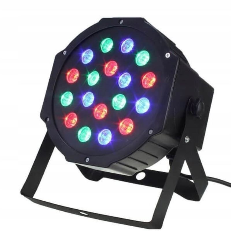 Kolorofon led par 18 led - obrazek 6
