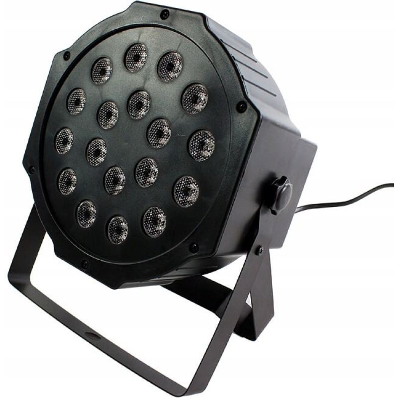 Kolorofon led par 18 led - obrazek 9