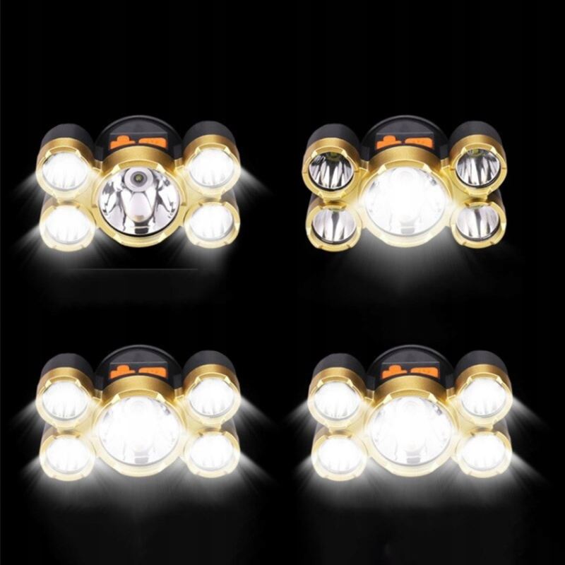 Latarka czołowa 5 led mała - obrazek 10