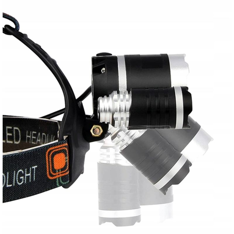 Latarka czołowa 5 led - obrazek 5