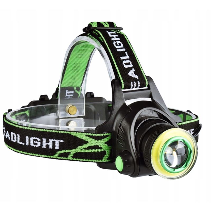 Latarka czołowa 1 led nowa ring - obrazek 2