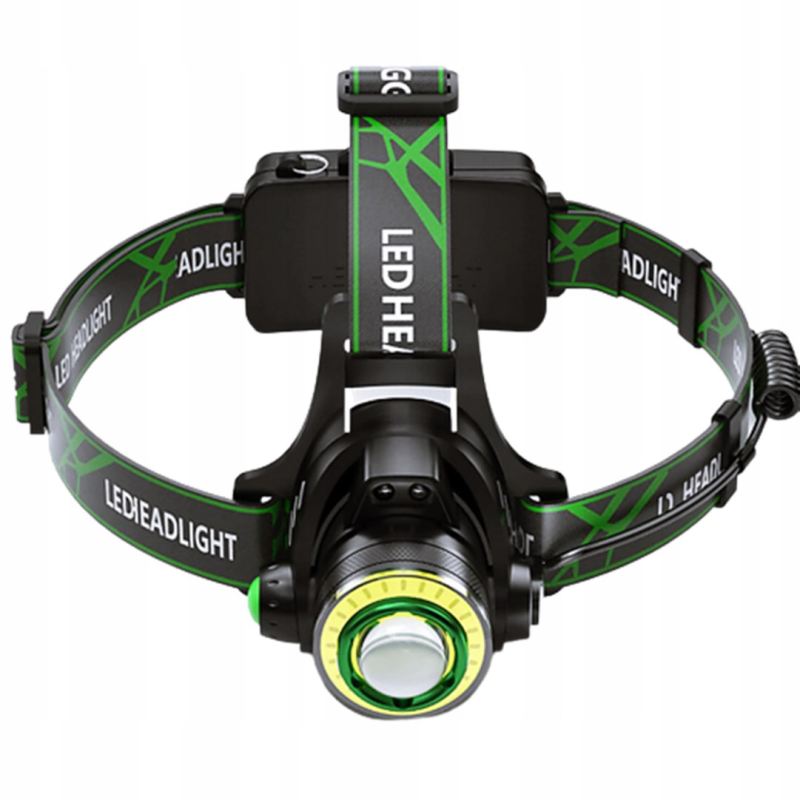 Latarka czołowa 1 led nowa ring - obrazek 5