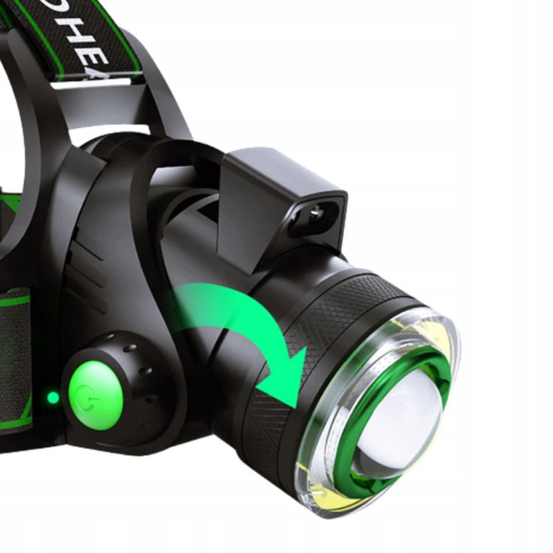 Latarka czołowa 1 led nowa ring - obrazek 8