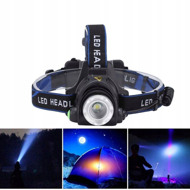 Latarka czołowa 1 led t6 - obrazek 10