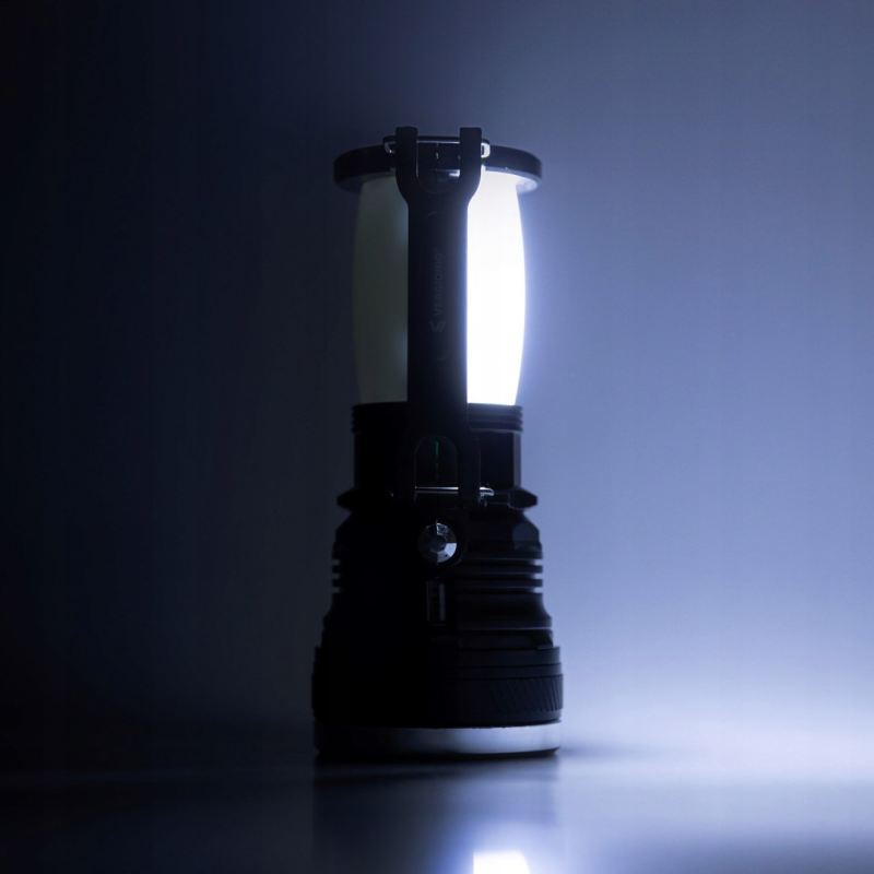 Latarka ręczna 4 led okrągła solar nowa - obrazek 8