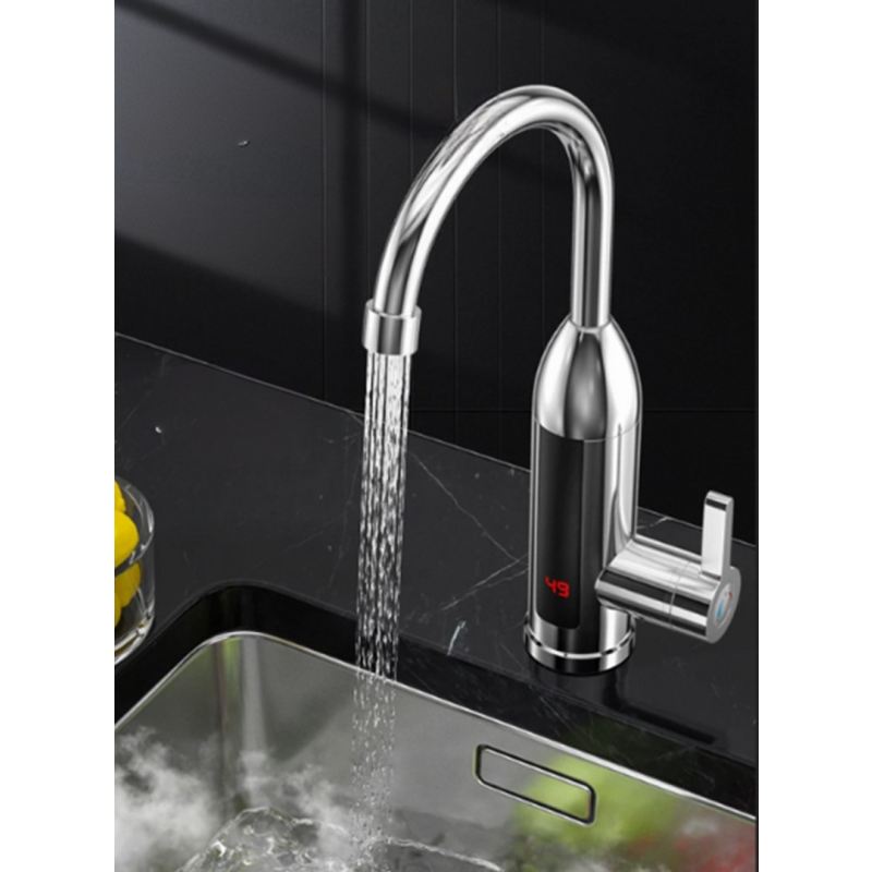 Kran podgrzewacz wody lcd chrom - obrazek 10