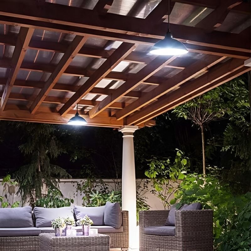 Lampa solarna ogrodowa żyrandol podwójny - obrazek 12