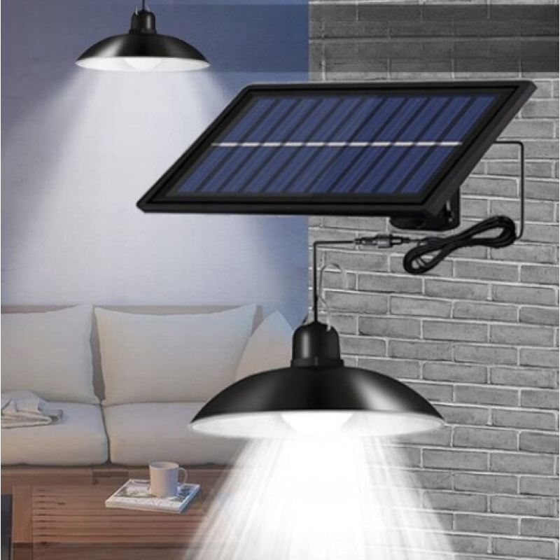 Lampa solarna ogrodowa żyrandol podwójny - obrazek 5