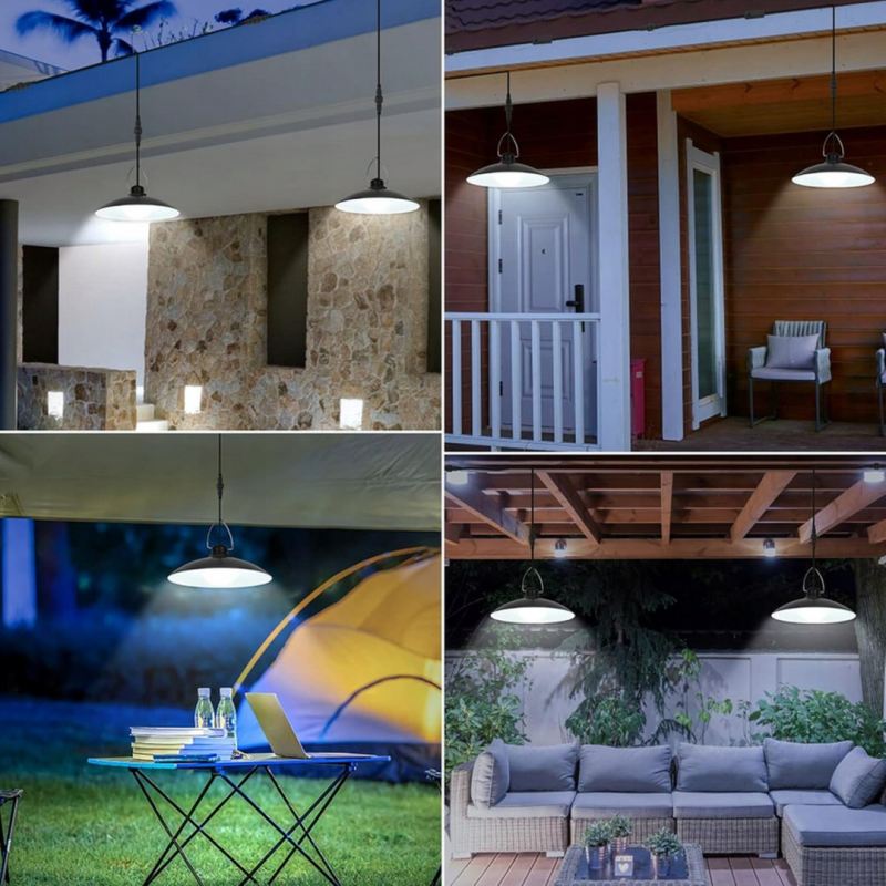 Lampa solarna ogrodowa żyrandol podwójny - obrazek 7