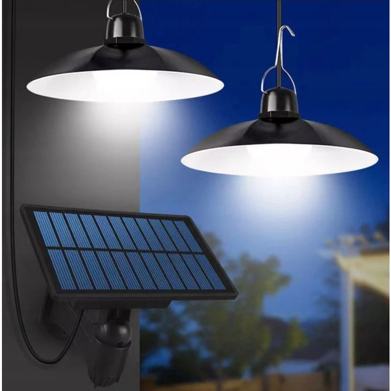 Lampa solarna ogrodowa żyrandol podwójny - obrazek 8
