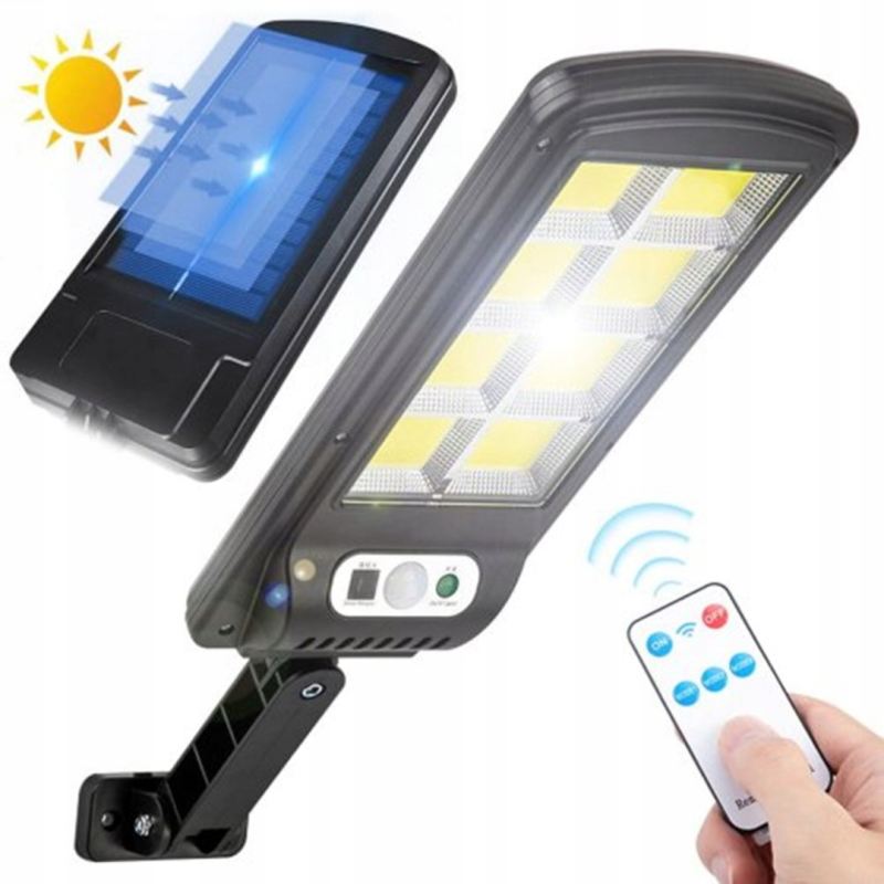 Latarnia solarna mała + pilot 160 led - obrazek 2