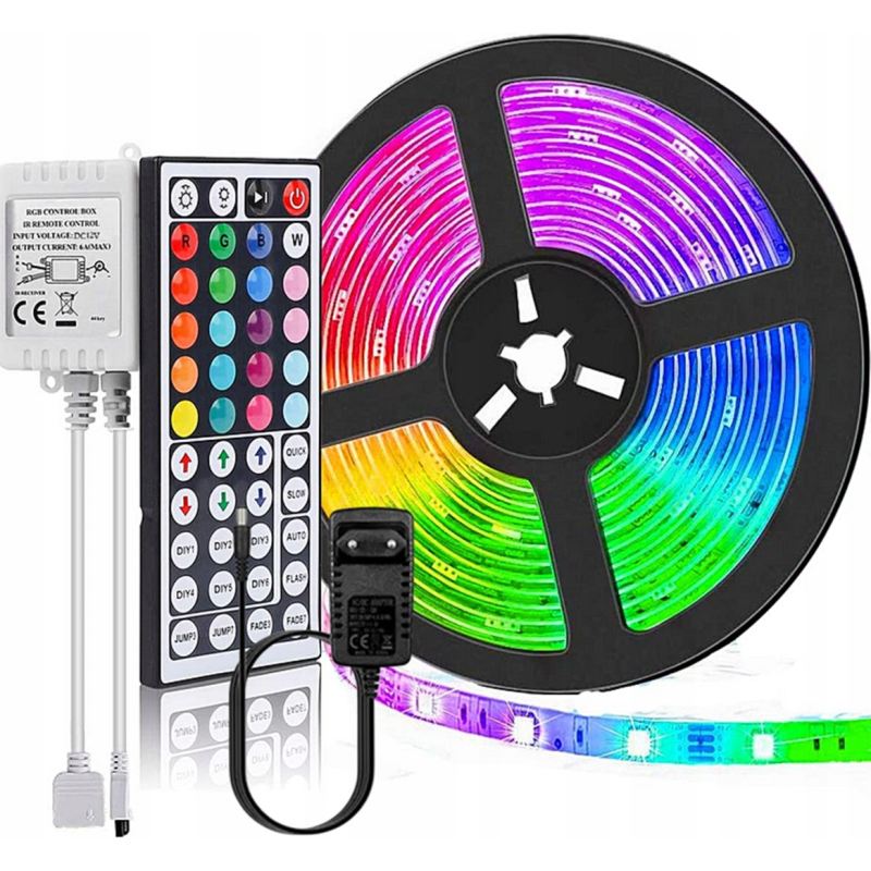 Taśma led duża 5050 5m rgb - obrazek 2