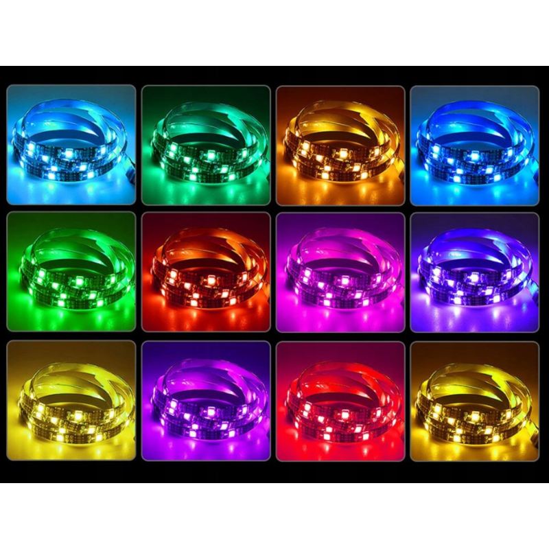 Taśma led duża 5050 5m rgb - obrazek 9