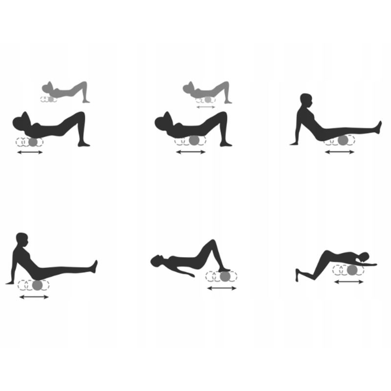 Wałek roller fitness duży 33x14 - obrazek 12