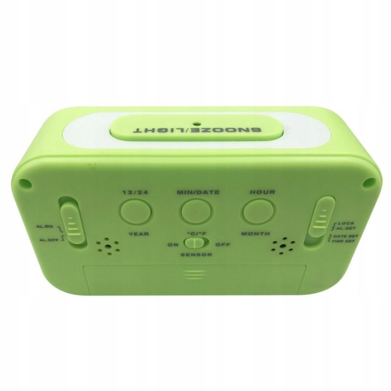 Zegar cyfrowy budzik elektroniczny zegarek led termometr kalendarz alarm - obrazek 3