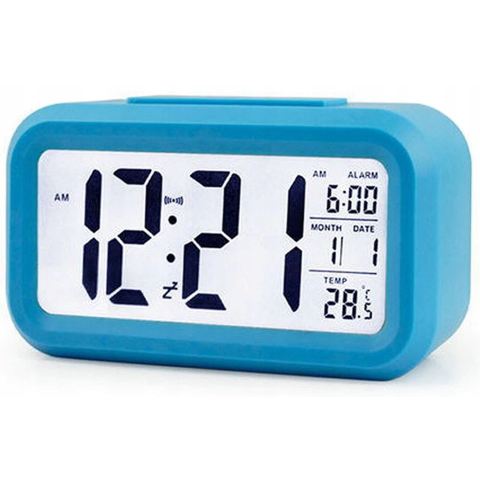 Budzik zegar cyfrowy zegarek elektroniczny led termometr kalendarz alarm