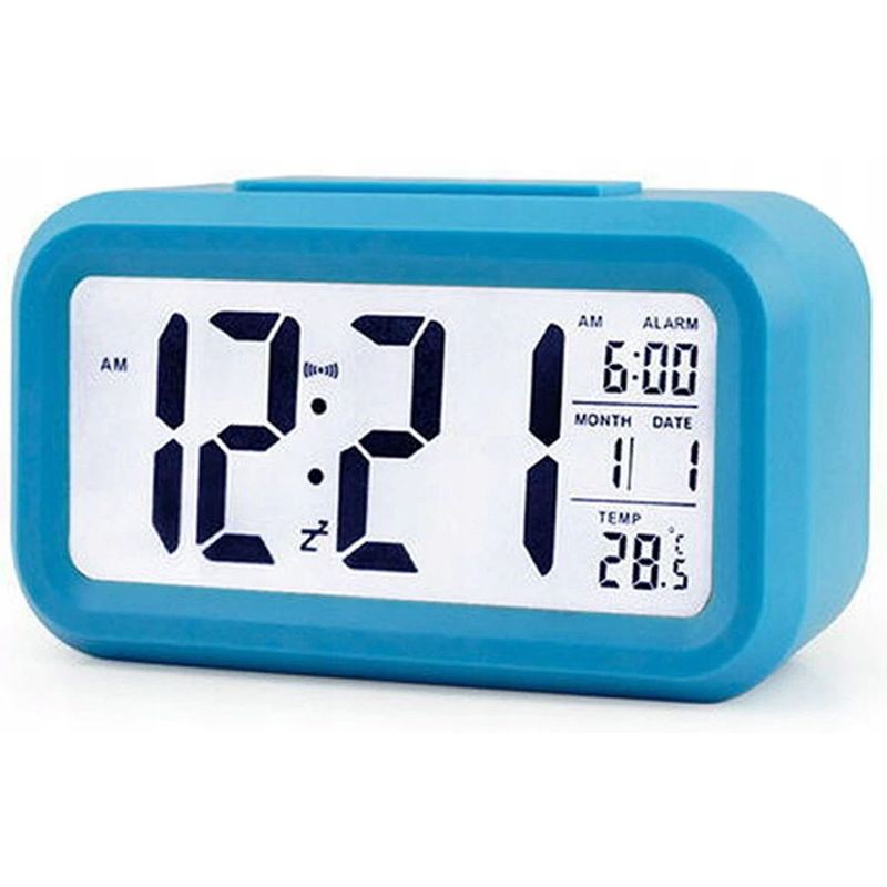 Budzik zegar cyfrowy zegarek elektroniczny led termometr kalendarz alarm