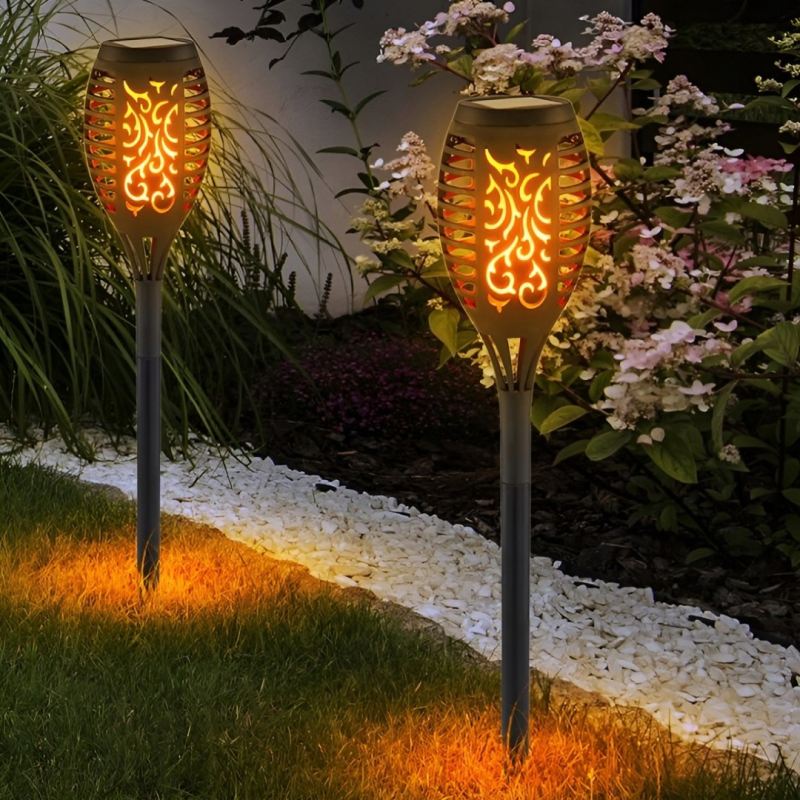 Lampa solarna ogrodowa pochodnia - obrazek 11