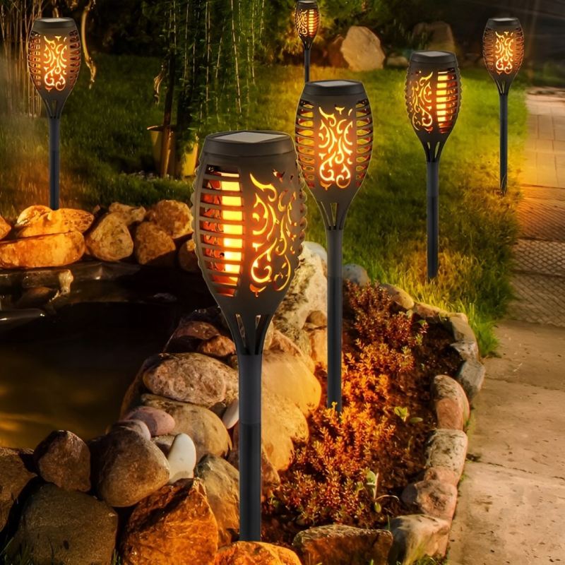 Lampa solarna ogrodowa pochodnia - obrazek 12