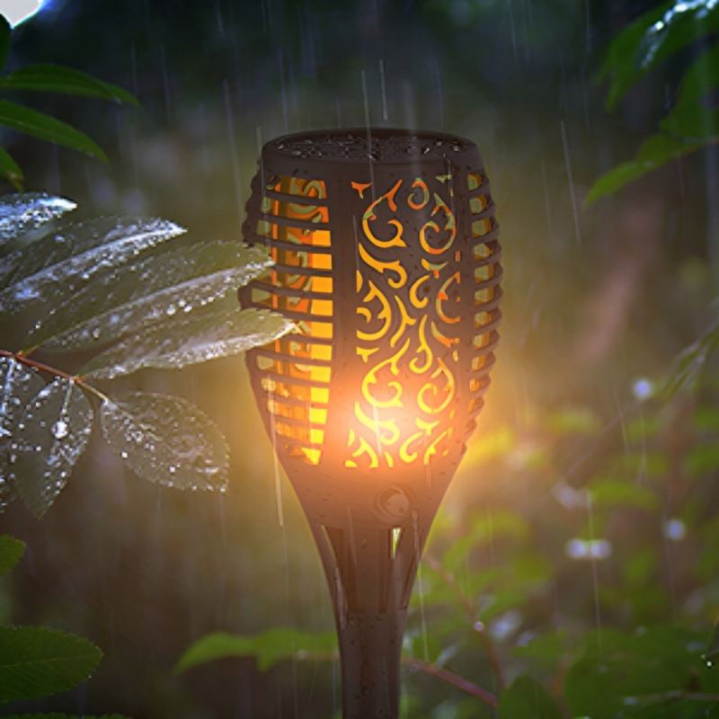 Lampa solarna ogrodowa pochodnia - obrazek 5